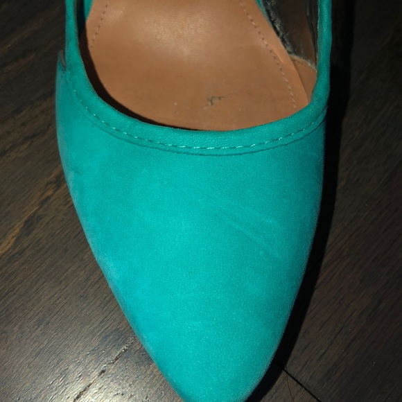 Schultz Blue Heels with Clear sections - Picture 4 of 5